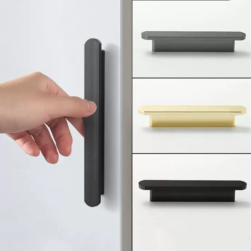 Furniture Hardware High End - 126mm-349mm ハイエンド家具キャビネットドアワードローブハードウェアドアハンドル靴キャビネット引き出し拡張ハンドルブラックグレーゴールド