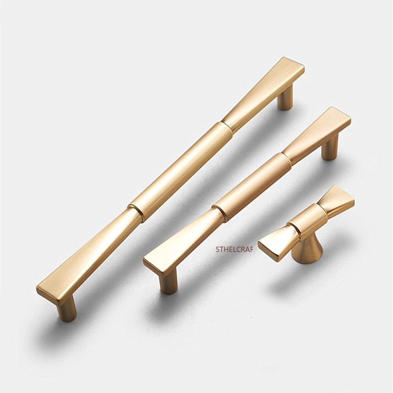 Furniture Hardware High End - 1PC ヨーロッパのキッチンキャビネットハンドルハイエンド亜鉛合金引き出しノブワードローブドアハンドル家具ハードウェア絶妙なハンドル