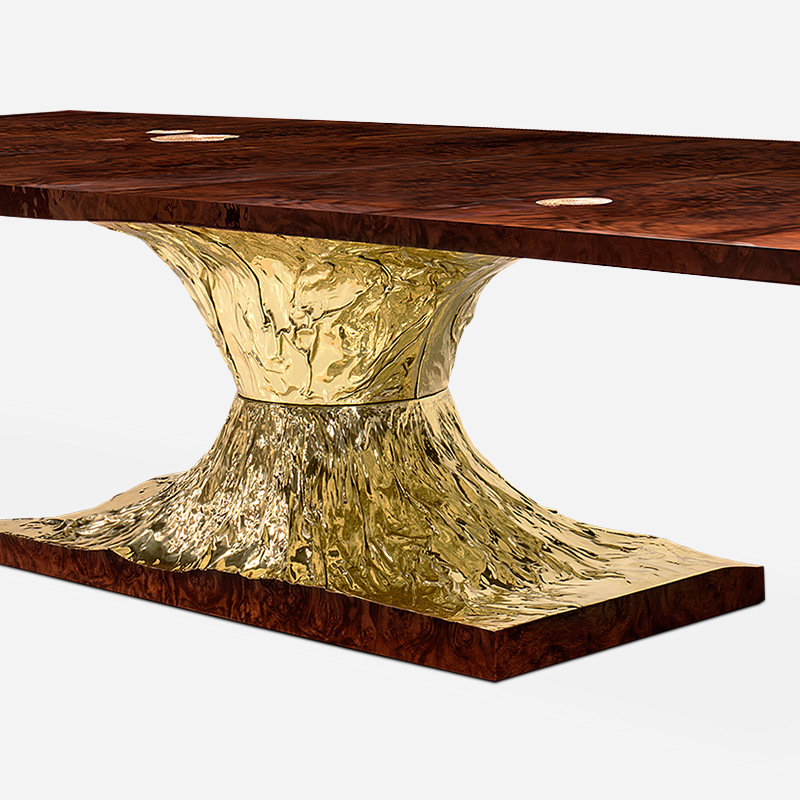 Furniture Hardware High End - 高級ダイニングテーブル「メタモルフォーゼ」豪華なダイニングテーブル