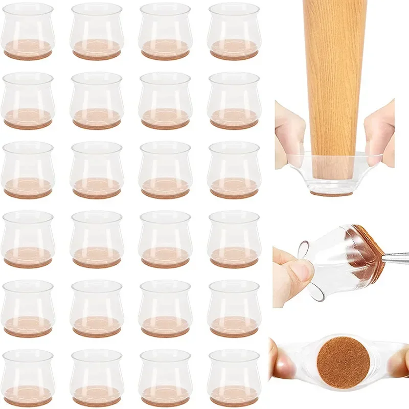 24-36 個椅子脚キャップシリコーン足プロテクターパッド家 - Furniture Hardware Feet のレビューと価格