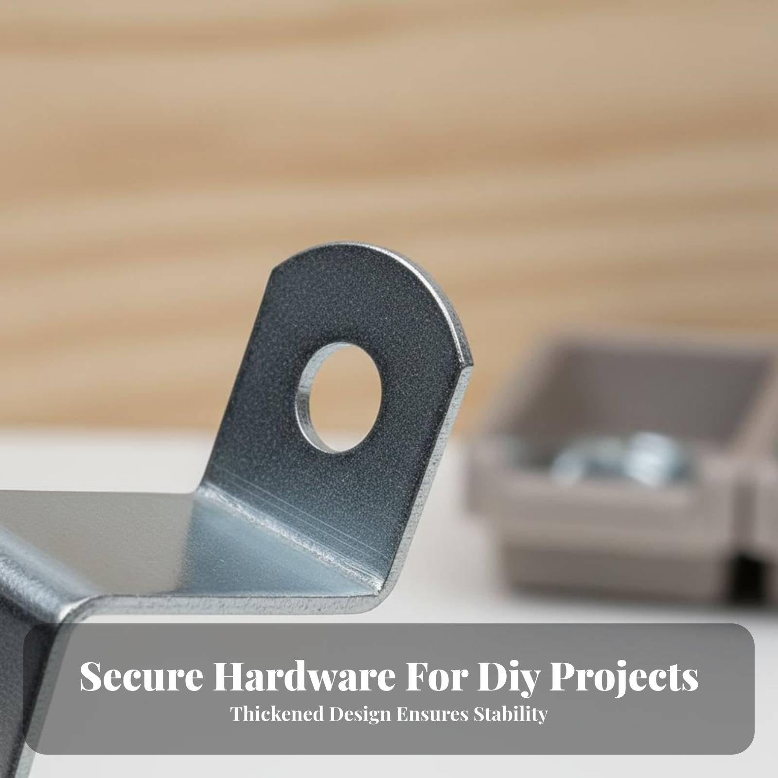 Z型スチールブラケット 鉄製コーナーブレース 頑丈な取り付け - Furniture Hardware Types のレビューと価格