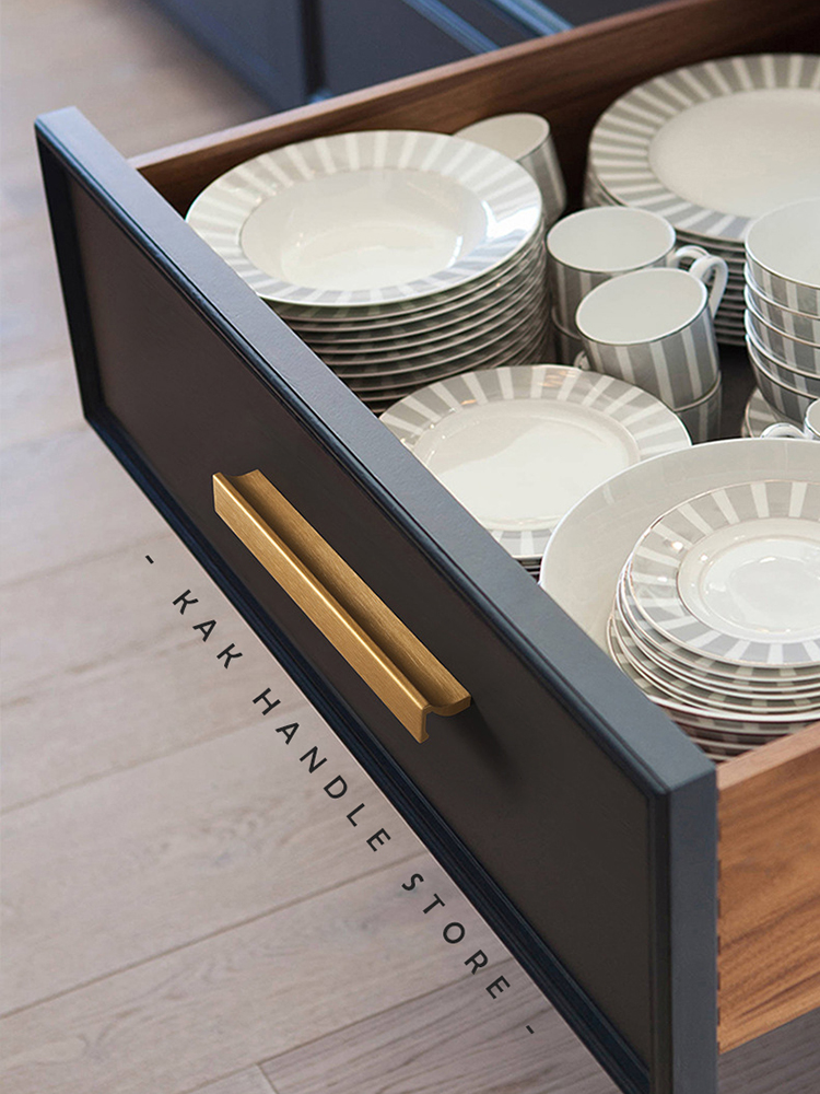 Kak-黒の隠しキャビネットハンドル、キッチン食器棚ドア、ク - Furniture Rotating Hardware のレビューと価格