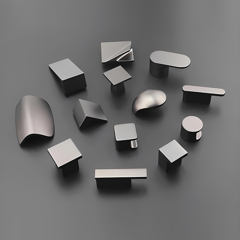 1 個ブラックニッケルマットグレーワードローブキャビネットド - Furniture Hardware High End のレビューと価格