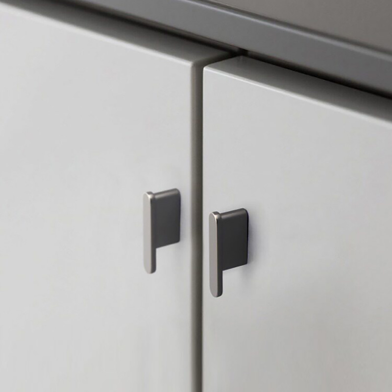 1 個ブラックニッケルマットグレーワードローブキャビネットド - Furniture Hardware High End のレビューと価格
