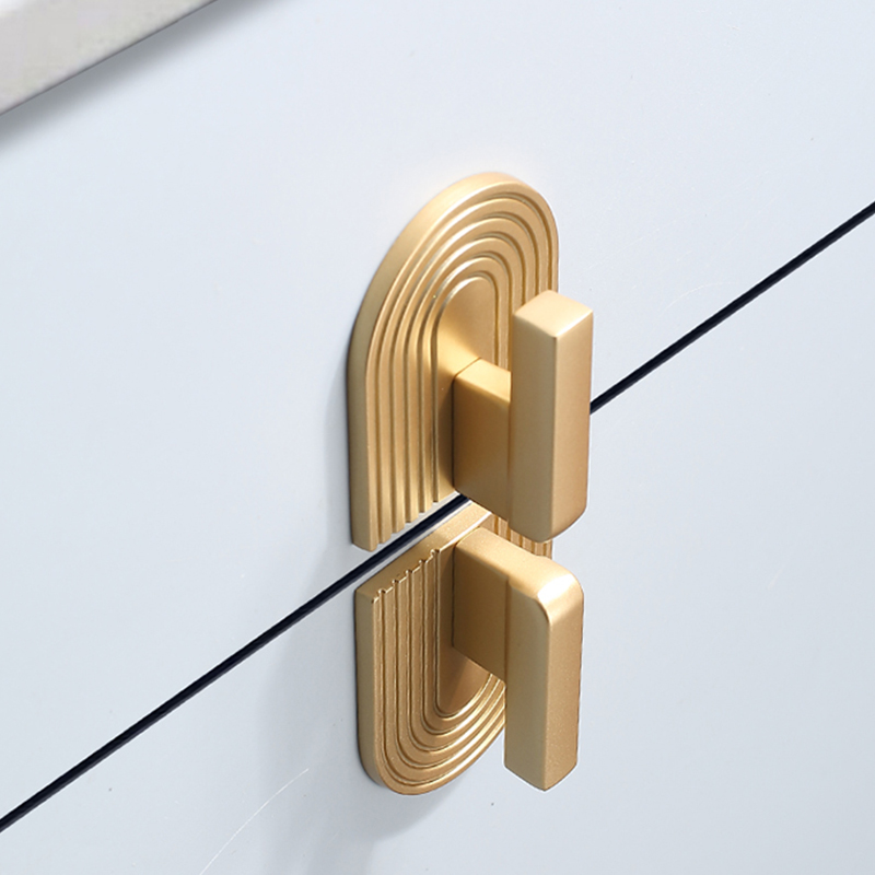 ゴールドキャビネットドアハンドルモダンシンプルなワードローブ - Furniture Hardware High End のレビューと価格