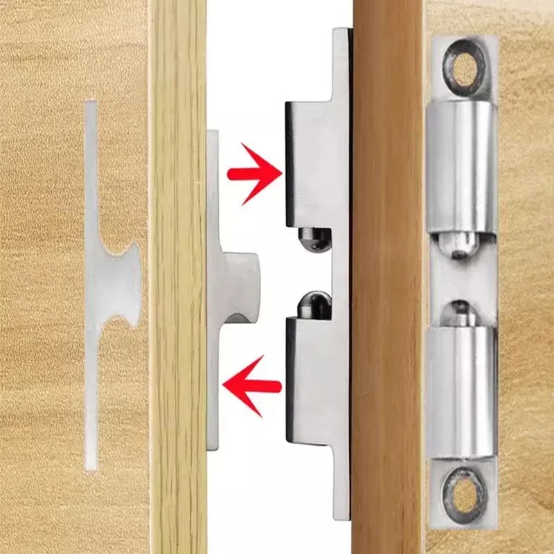 40 ミリメートル家具ドアボールラッチ真鍮ダブルローラーキャ - Furniture Hardware Types のレビューと価格