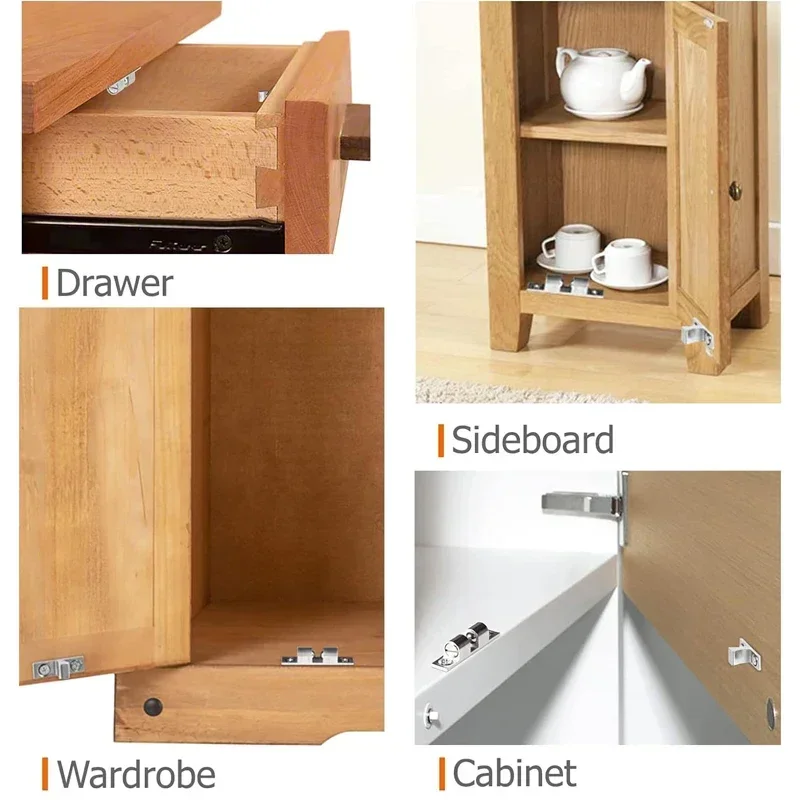 40 ミリメートル家具ドアボールラッチ真鍮ダブルローラーキャ - Furniture Hardware Types のレビューと価格