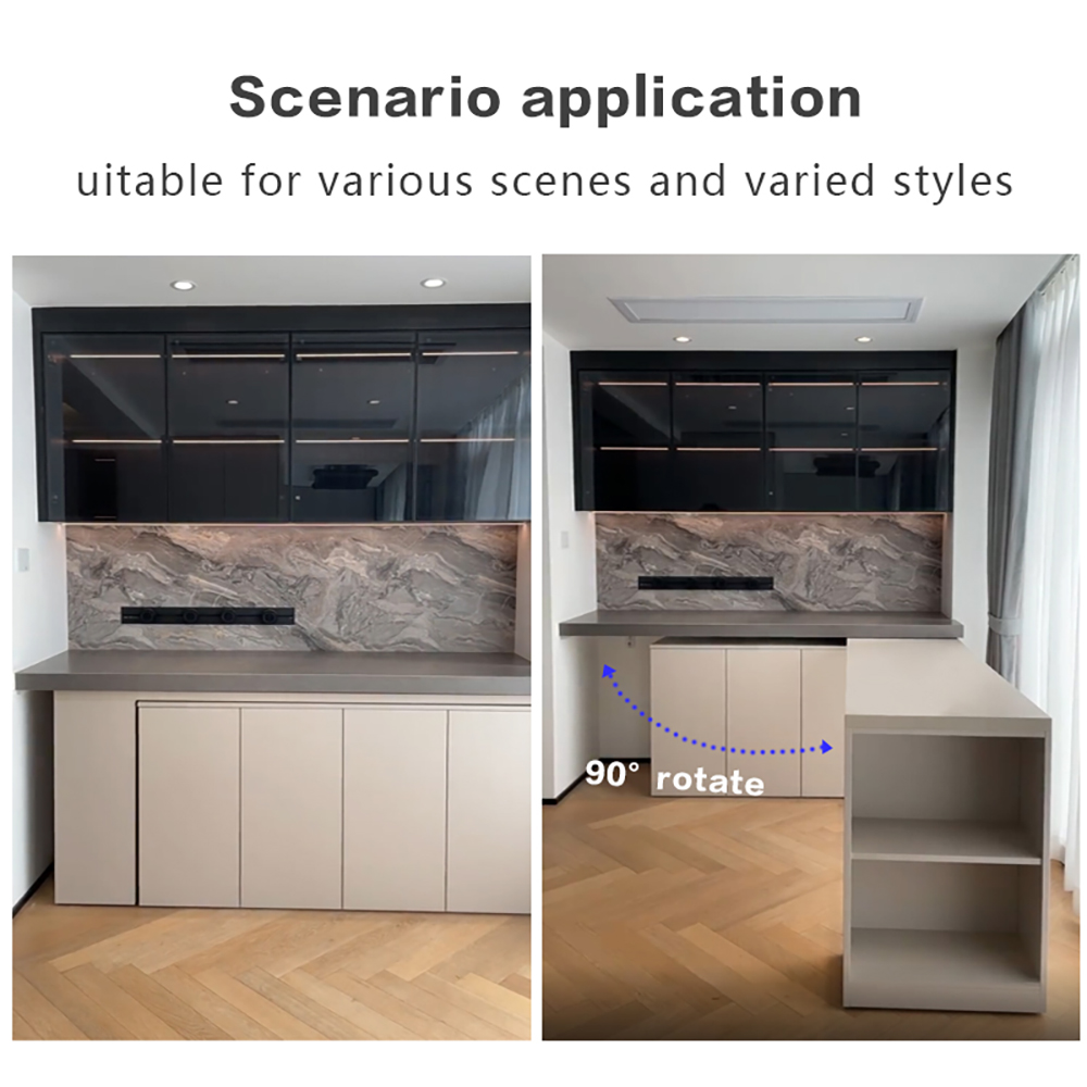 小さな旋風回転デスクハードウェア折りたたみカウンタートップ  - Furniture Rotating Hardware のレビューと価格
