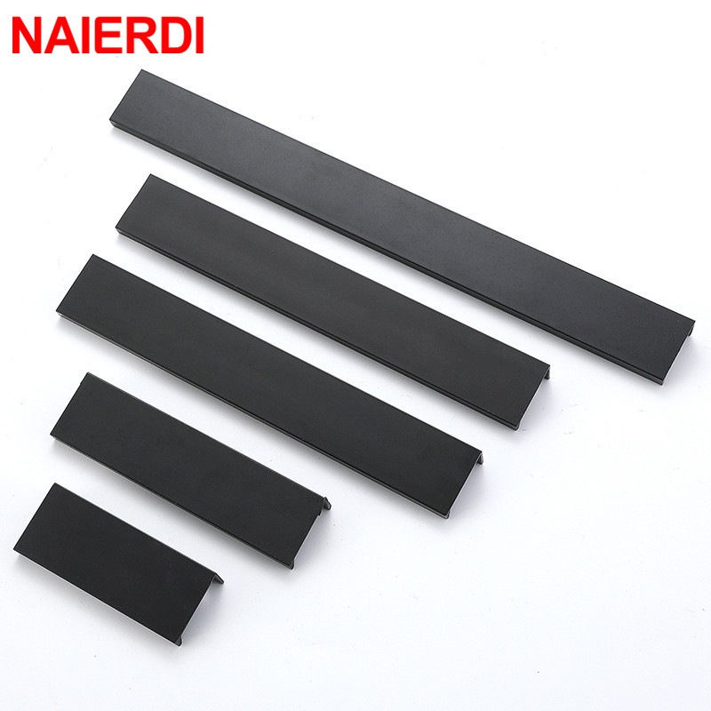 Naierdi-アルミニウム合金のドアと引き出しのハンドル, - Furniture Hardware Gold のレビューと価格