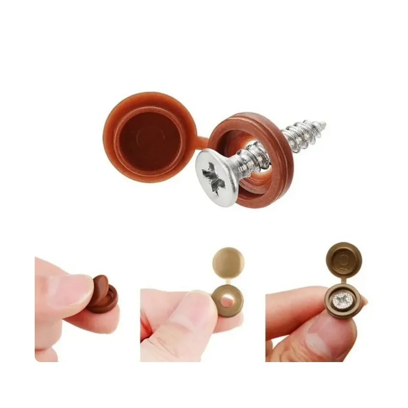 10/500 個ネジ装飾キャッププラスチック保護カバーブラッ - Furniture Hardware Screws のレビューと価格