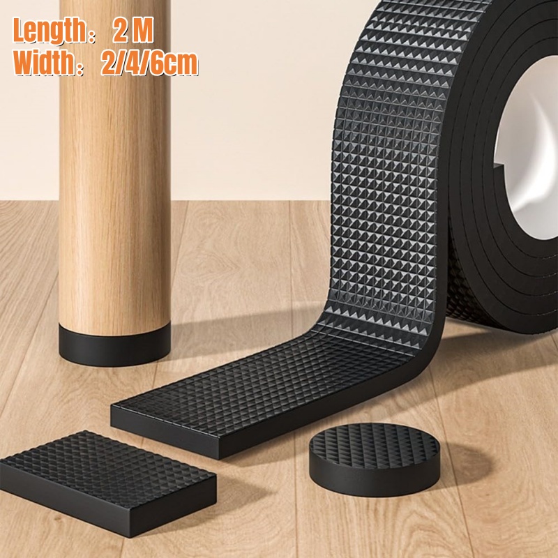 2 メートルの椅子脚フロアプロテクター、テーブルフットカバー - Furniture Hardware Feet のレビューと価格