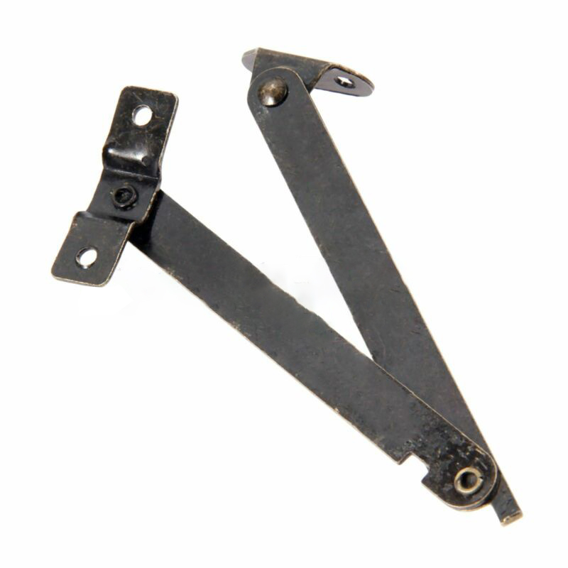 2PC アンティークブロンズ蓋サポートヒンジキッチンキャビネ - Furniture Hardware Screws のレビューと価格