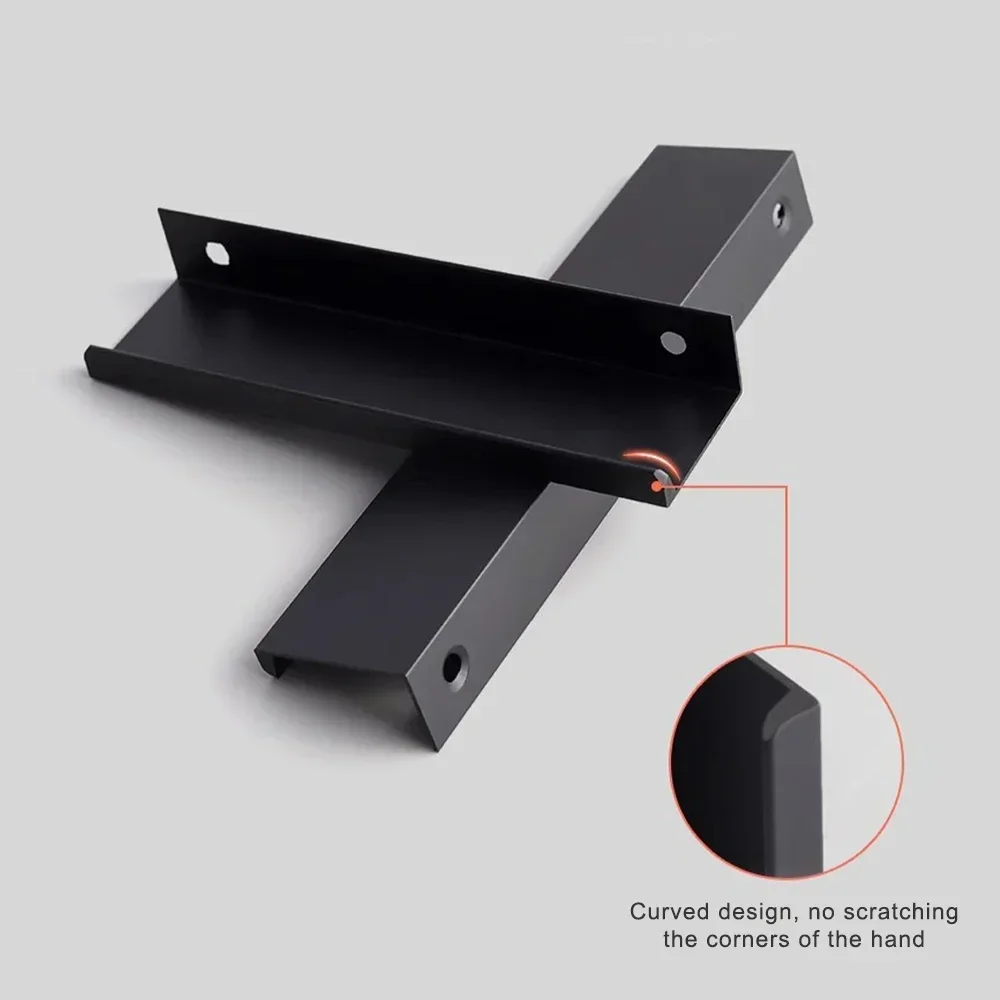 ノンパンチ家具ハンドルブラッシュゴールドシルバーマットブラッ - Furniture Hardware Gold のレビューと価格
