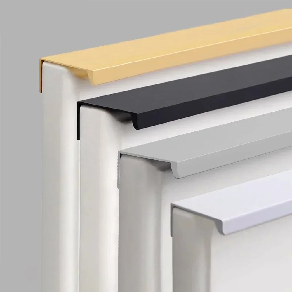 ノンパンチ家具ハンドルブラッシュゴールドシルバーマットブラッ - Furniture Hardware Gold のレビューと価格
