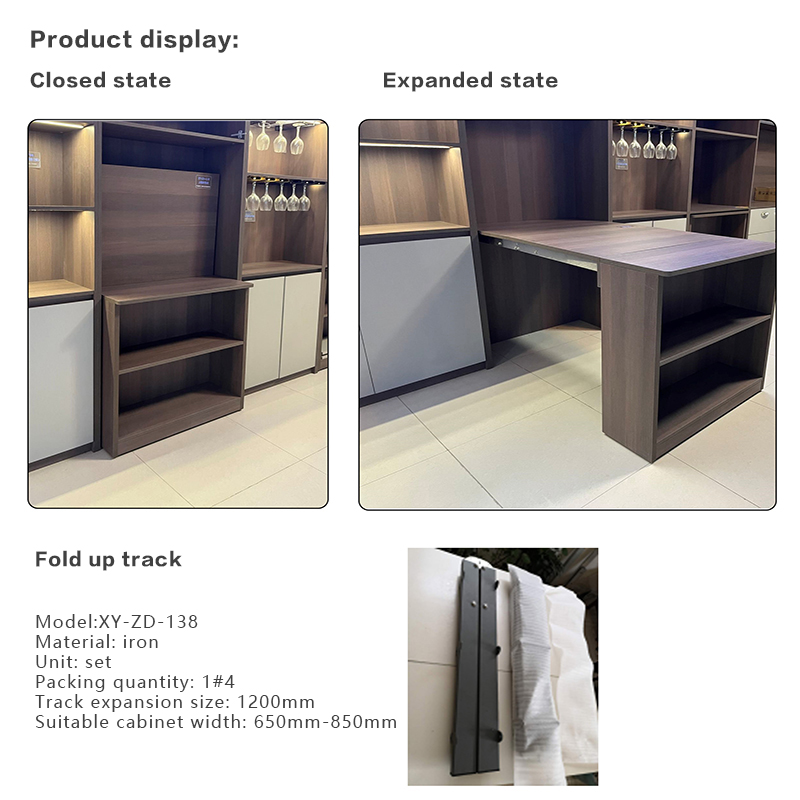折りたたみ式テーブル、伸縮式デスク、隠し機構付き、省スペース - Furniture Hardware Types のレビューと価格