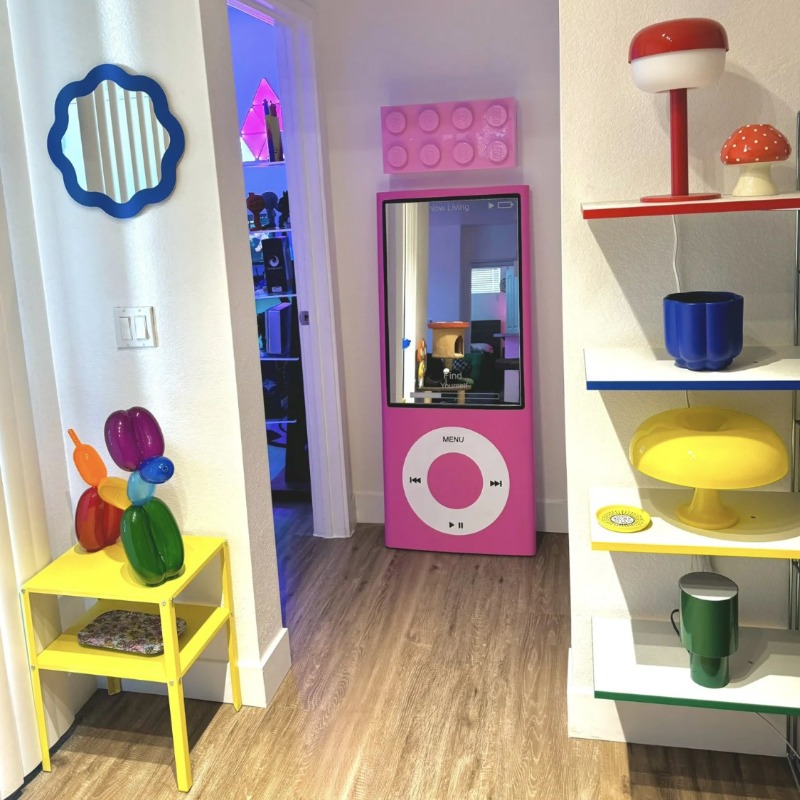 レトロな全身鏡、家庭用寝室用床から天井までの創造的なパーソナ - Furniture For Hardware Shop のレビューと価格