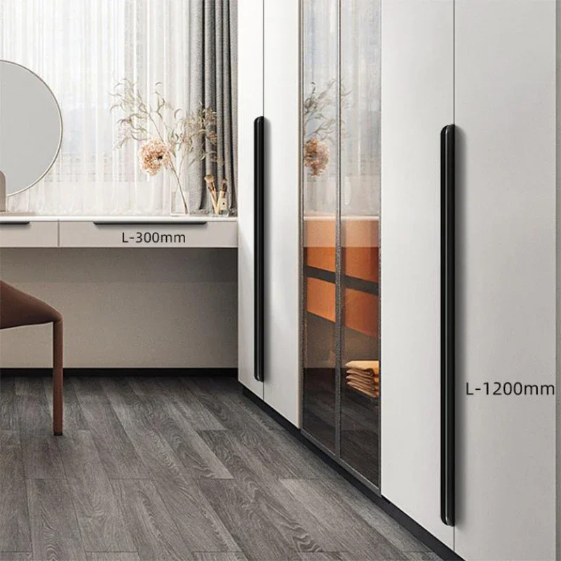 ミニマルなデザインのドアハンドル、長いエッジの目に見えない穴 - Furniture Rotating Hardware のレビューと価格