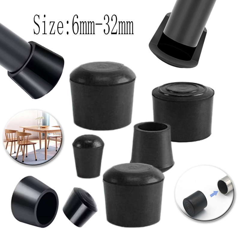 丸型ゴム製椅子脚パッド 6/7.5/9/10/12-32mm - Furniture Hardware Feet のレビューと価格