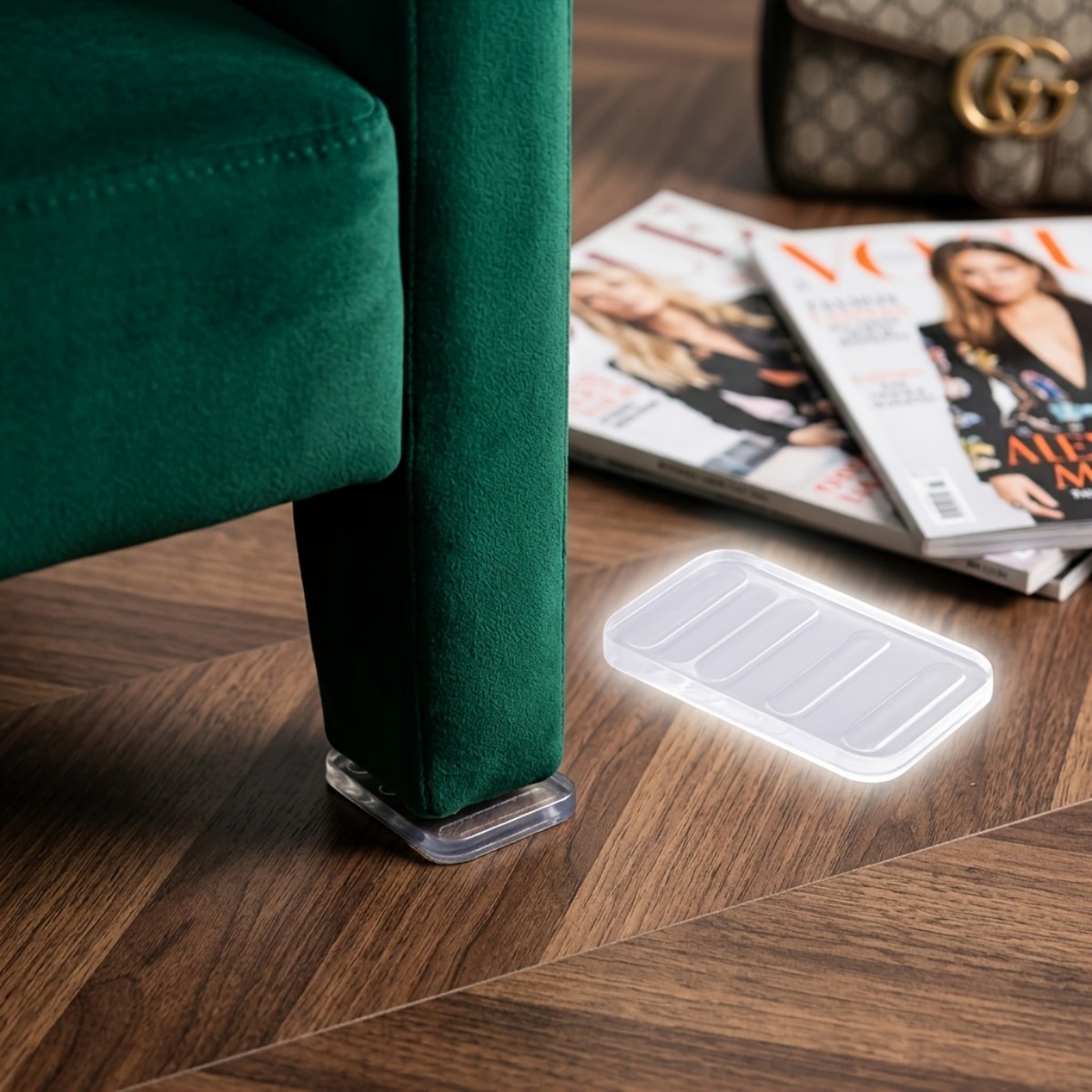 8個入り調整可能なテーブル脚用バランスパッド、凹凸のある床に - Furniture Hardware Feet のレビューと価格